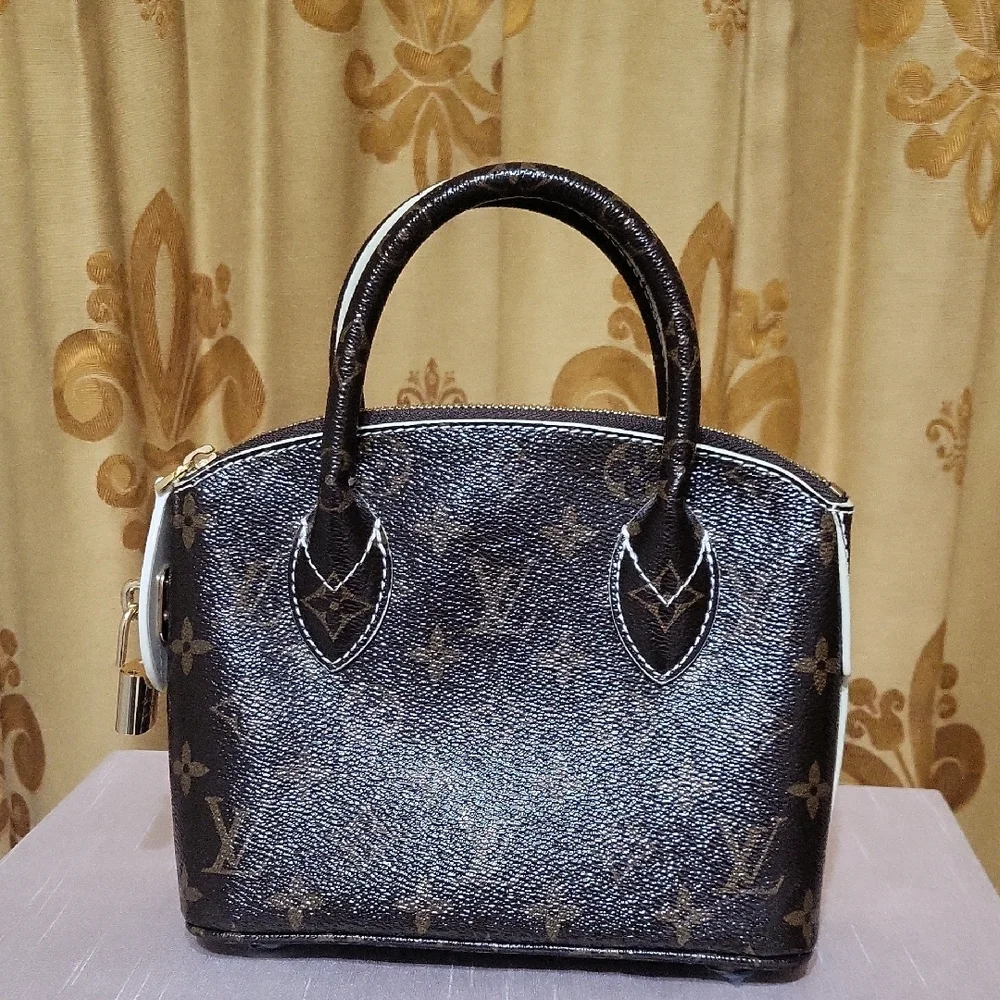 Designer Inspired Mini Monogram Handbag - Picture 3 of 12